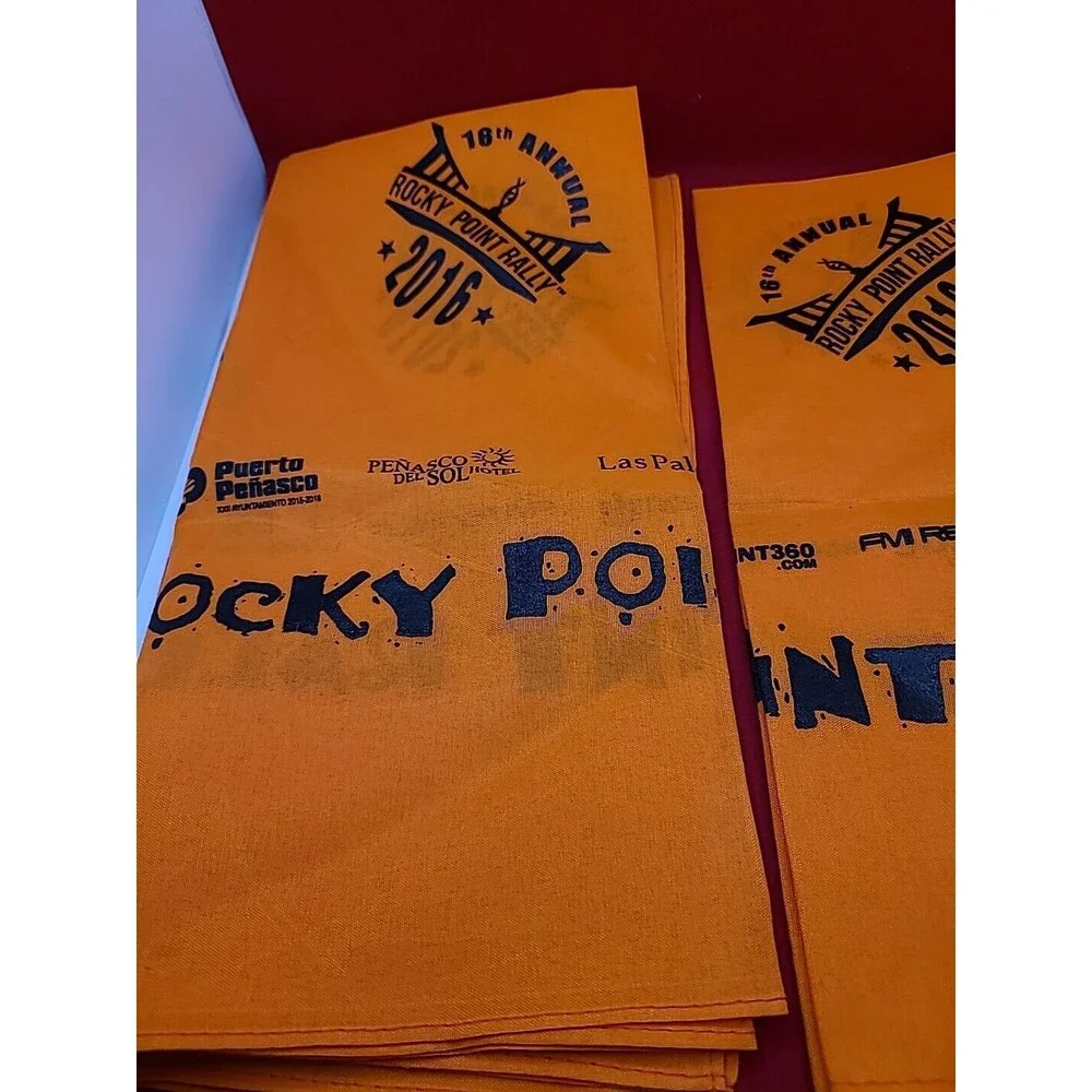 2016 Rocky Point RALLY BANDANNA 16TH ANNUAL Headgear 22